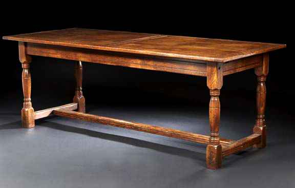 Provincial Oak Refectory Table, 