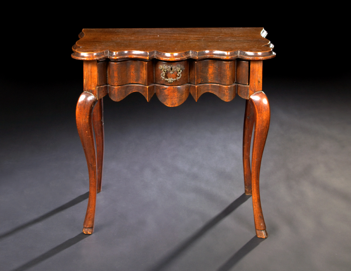 Provincial Oak Side Table,  early
