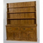 Provincial Pine Stepback Cupbo