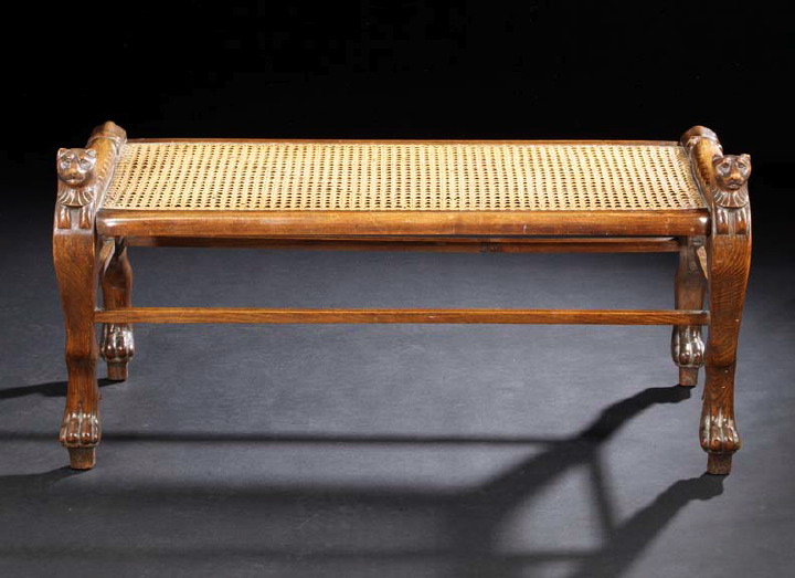 Provincial Regency Oak Bench, 