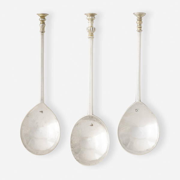 . provincial seal-top spoons,