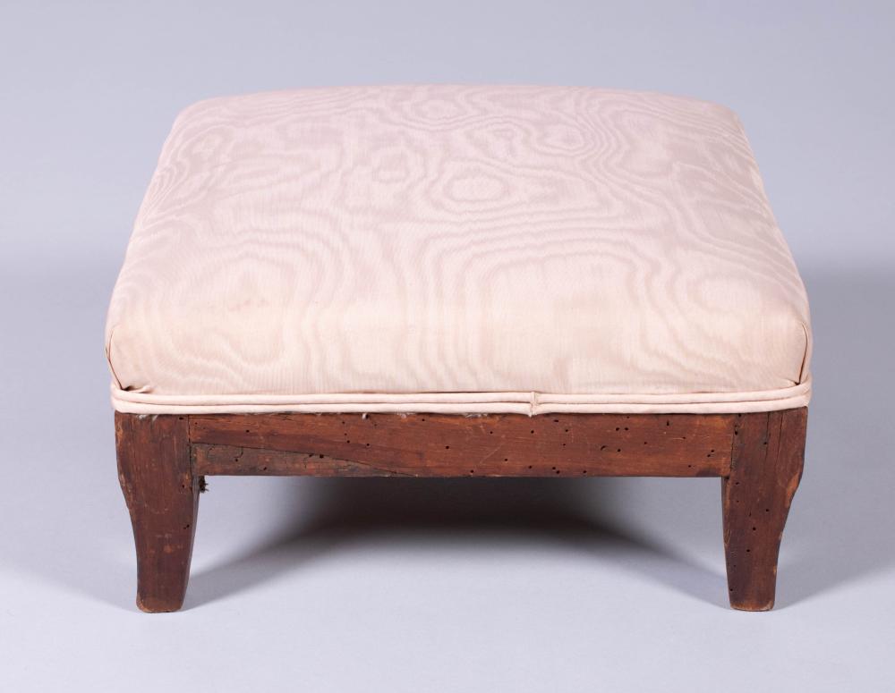 PROVINCIAL STAINED PINE FOOTSTOOL 7