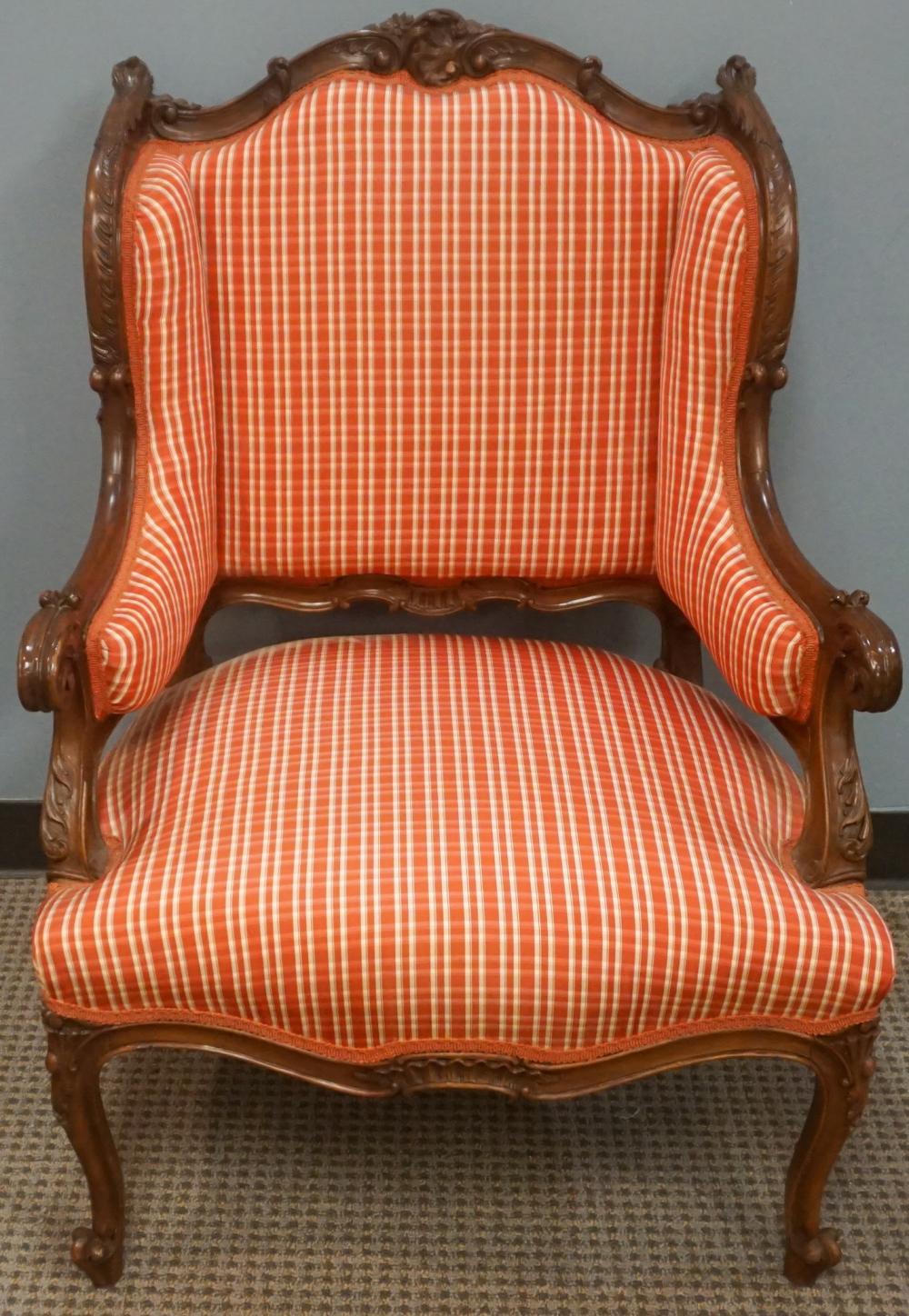 PROVINCIAL STYLE CARVED WALNUT