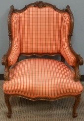 PROVINCIAL STYLE CARVED WALNUT