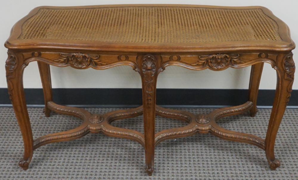 PROVINCIAL STYLE CARVED WALNUT