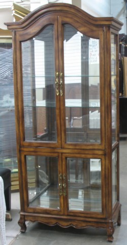 PROVINCIAL STYLE CURIO CABINET