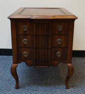 PROVINCIAL STYLE MAHOGANY THRE