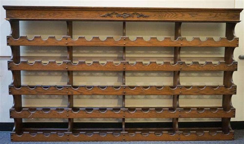 PROVINCIAL STYLE OAK HANGING WINE
