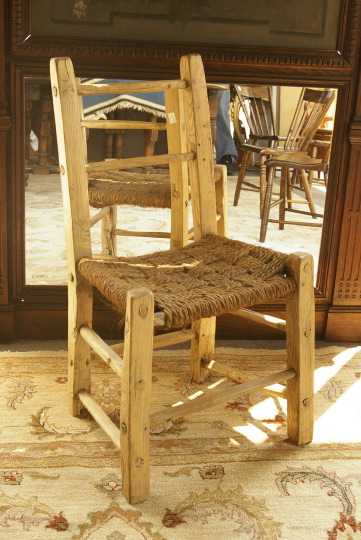 Provincial-Style Oak Sidechair,  of