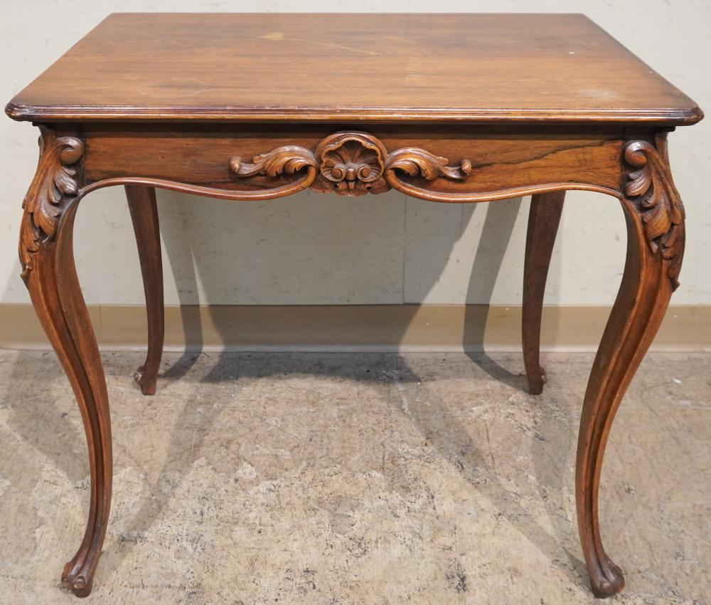 PROVINCIAL STYLE WALNUT CONSOLE
