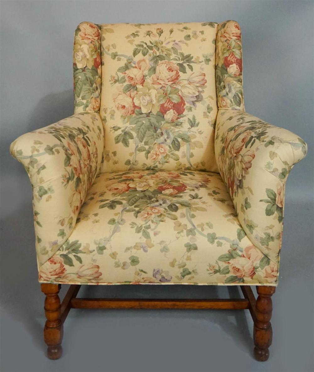 PROVINCIAL STYLE WING CHAIR WITH