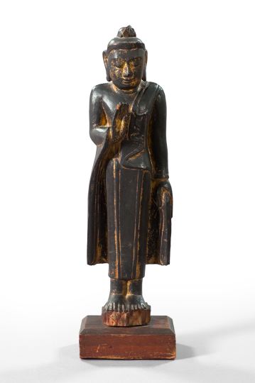 Provincial Thai Carved Hardwood