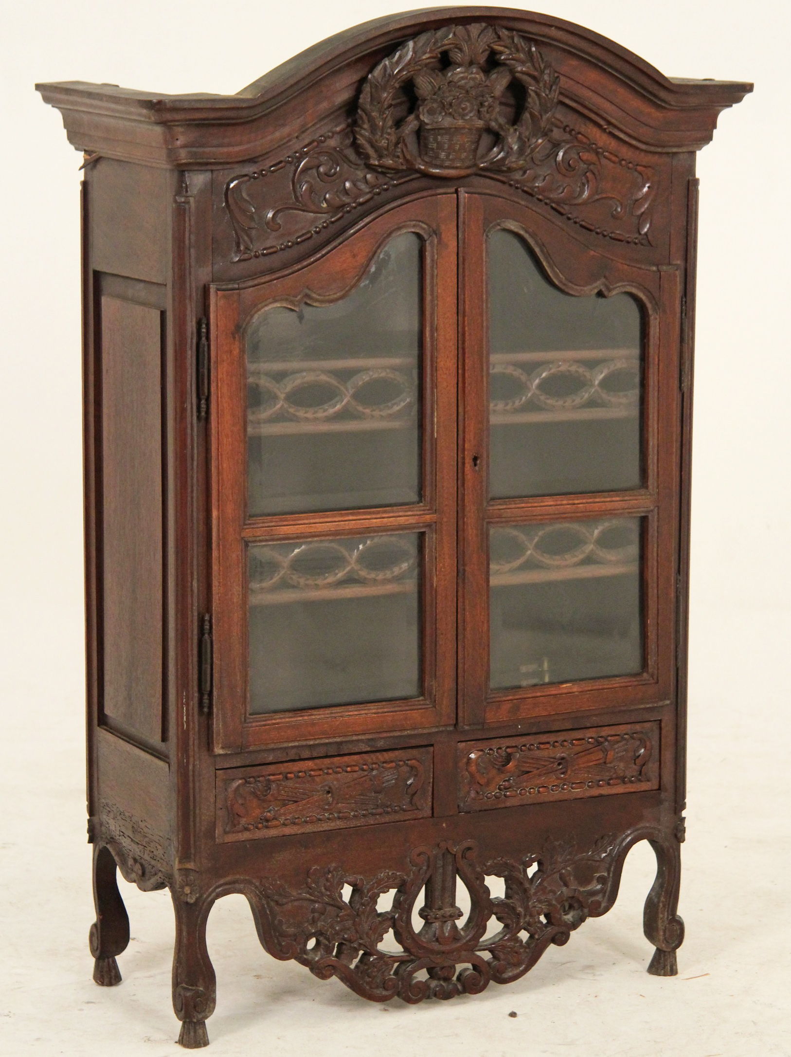 PROVINCIAL WALNUT LOUIS XV STYLE