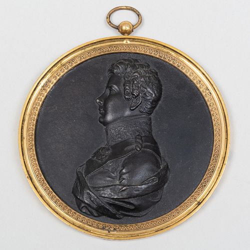 PRUSSIAN BRONZE BUST MEDALLION OF