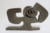 P.S. LEVI ABSTRACT BRONZE SCUL