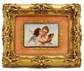 PSYCHE & CUPID PORCELAIN PLAQU