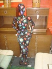 Psychedelic Artist Painted Man