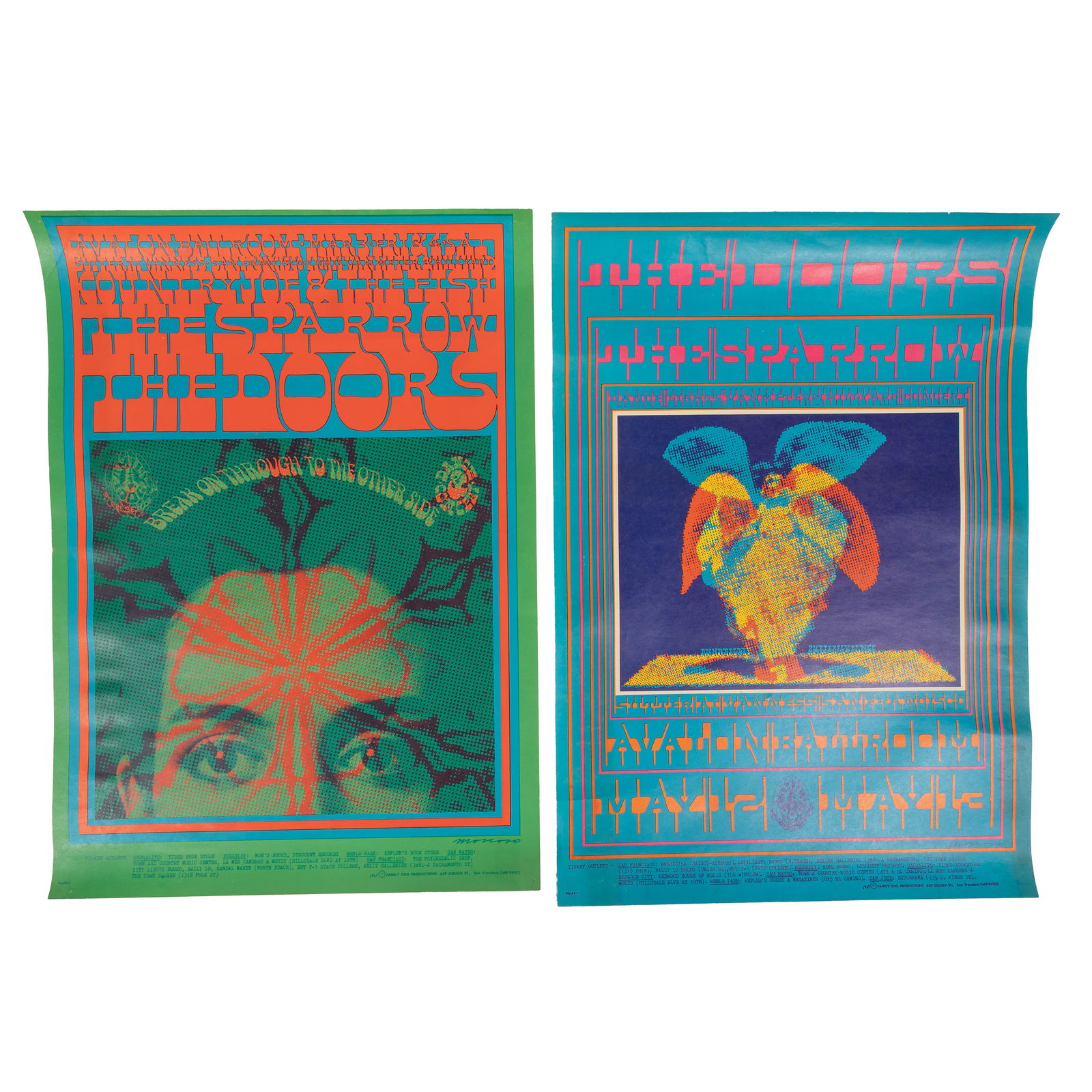 PSYCHEDELIC POSTERS, FD-50 & FD-61,