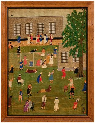 Psychiatric hospital needlework,