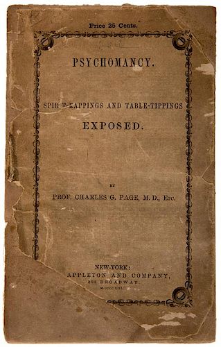 PSYCHOMANCY. SPIRIT—RAPPINGS AND
