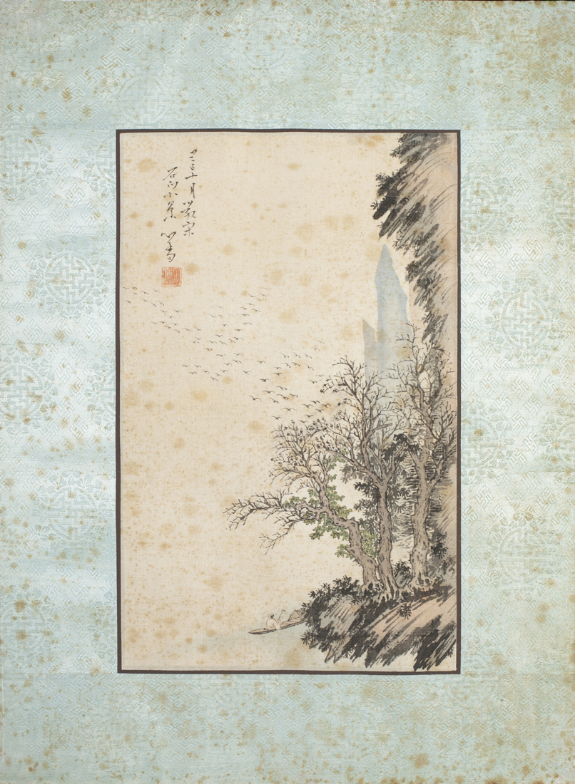PU RU (1896-1963) BOATING BY A