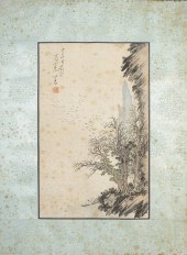 PU RU (1896-1963) BOATING BY A