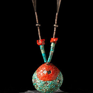 Pueblo Inlaid Shell Necklace