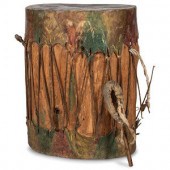 Pueblo Painted Drum, with Beat