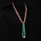 PUEBLO-STYLE, 9 STRAND HEISHI