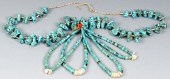 PUEBLO TURQUOISE JACLAS NECKLA