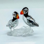 PUFFINS - SWAROVSKI SILVER CRY