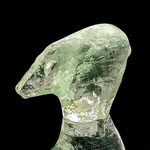 PUKEBERG FROSTED GLASS POLAR BEAR