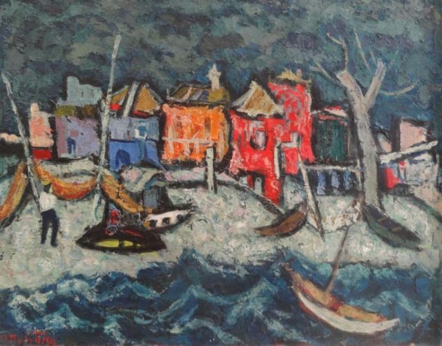 PULITIKA ?uro. 1965 Oil on Canvas