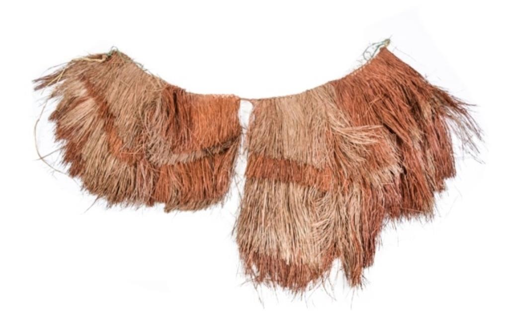 PULPUL GRASS SKIRT, TWO-TONED,