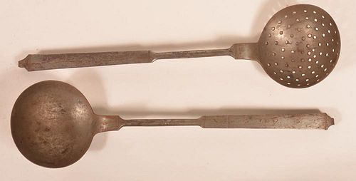 PUNCH DEC. WROUGHT IRON SKIMMER AND