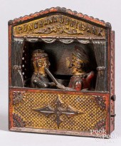 PUNCH & JUDY CAST IRON MECHANI