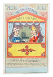 PUNCH & JUDY MECHANICAL BANK T