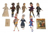 PUNCH & JUDY PUPPETS Lot of (9