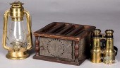 PUNCHED TIN AND PINE FOOTWARME
