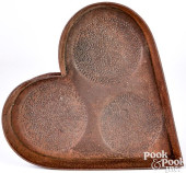 PUNCHED TIN HEART SHAPED CHEES