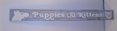 PUPPIES & KITTENS SIGNVintage