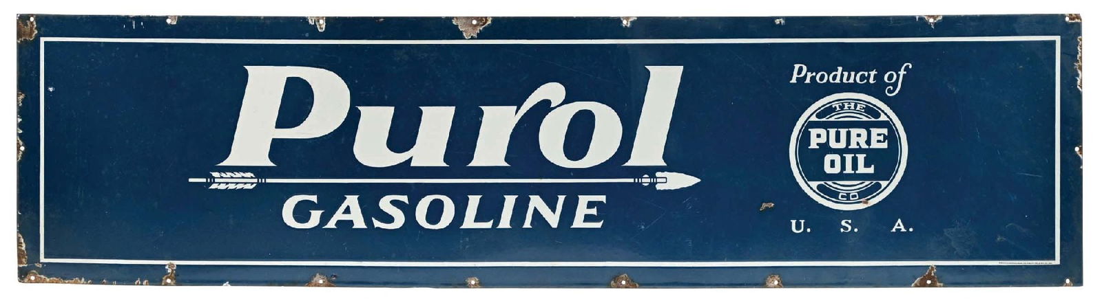 PUROL GASOLINE PORCELAIN SERVICE