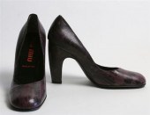 Purple Miu Miu high-heel pumps