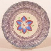 PURPLE SPATTER DAHLIA PATTERN
