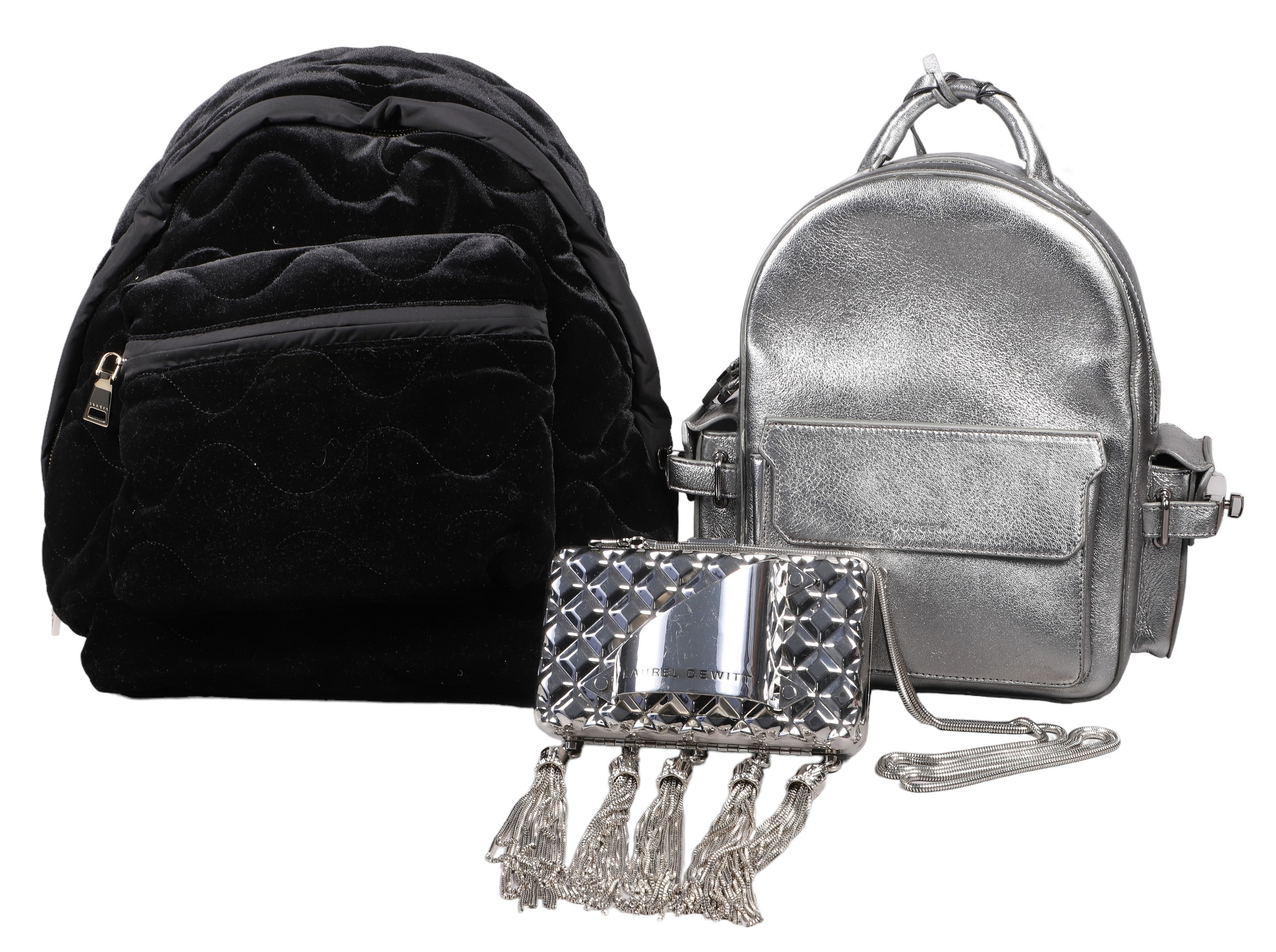 Purse and (2) Backpacks to