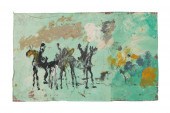 PURVIS YOUNG, 'MEN ON HORSES'