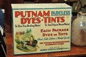 PUTNAM DYE DISPLAY CABINET. Po