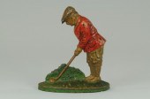 PUTTING GOLFER DOORSTOP Hubley