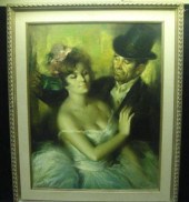 PUYET, Jose. Oil on Canvas of