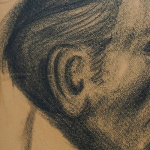 P.W. SIGNED CHARCOAL
